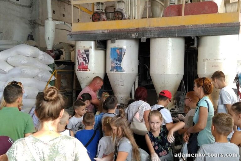 Детская экскурсия на мельницу